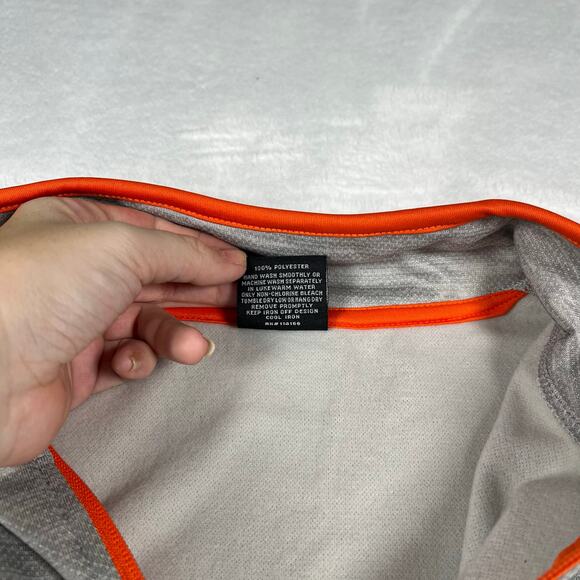 Miami Hurricanes U Gray Orange and Green Colosseum Pullover Size Large - Picture 6 of 8